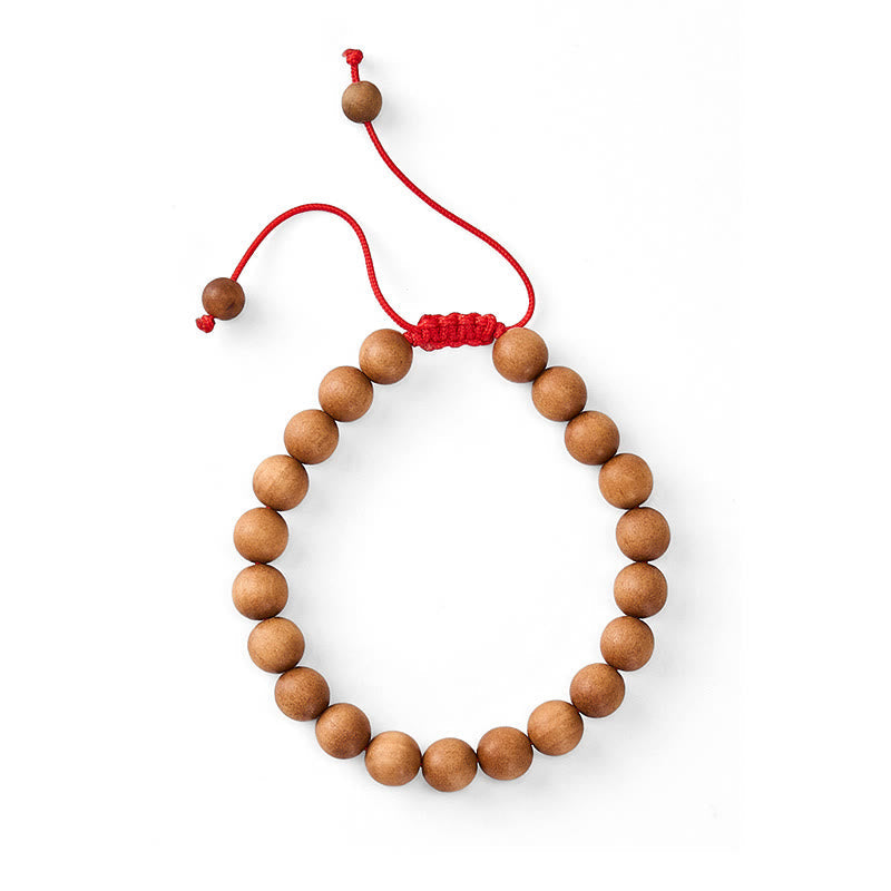Sandalwood grounding Tibetan Sandalwood Beads Wrist Mala