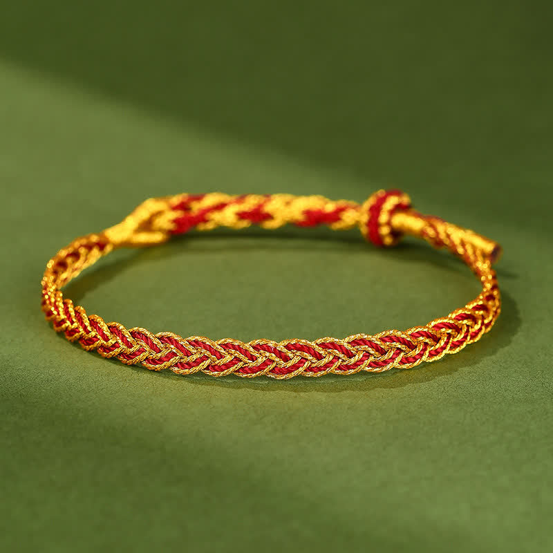 Hand-Woven Colorful Red String Luck Braided Bracelet