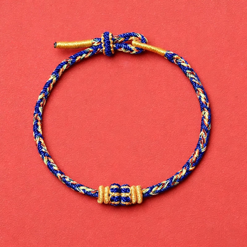 Hand-Woven String Om Mani Padme Hum Peace Bracelet