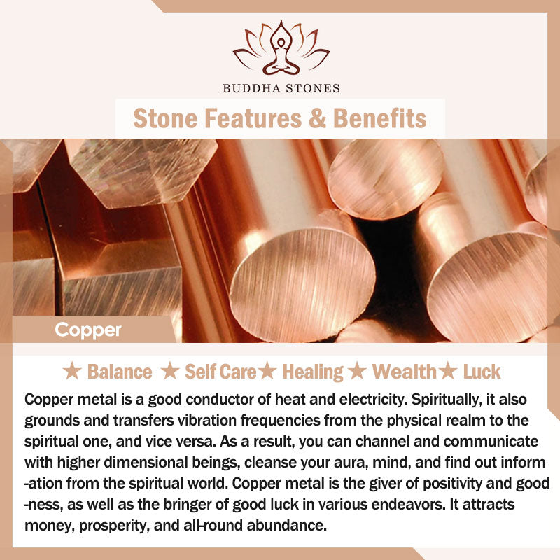 Tibetan Om Mani Padme Hum Tang Dynasty Flower Design Copper Peace Chain Bracelet
