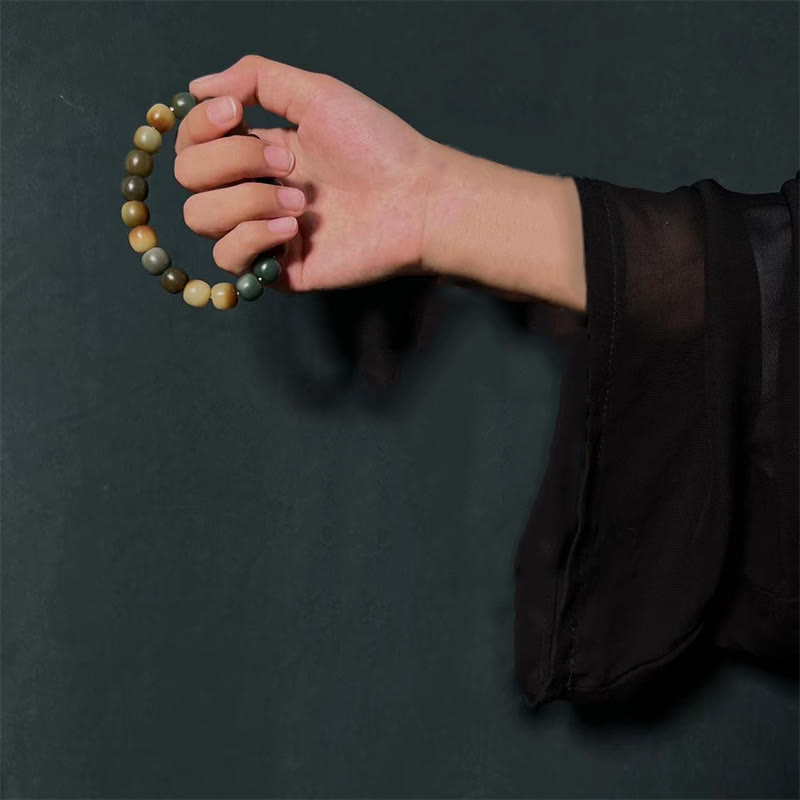 108 Mala Beads Bodhi Seed Peace Wisdom Bracelet Wrist Mala Pocket Mala
