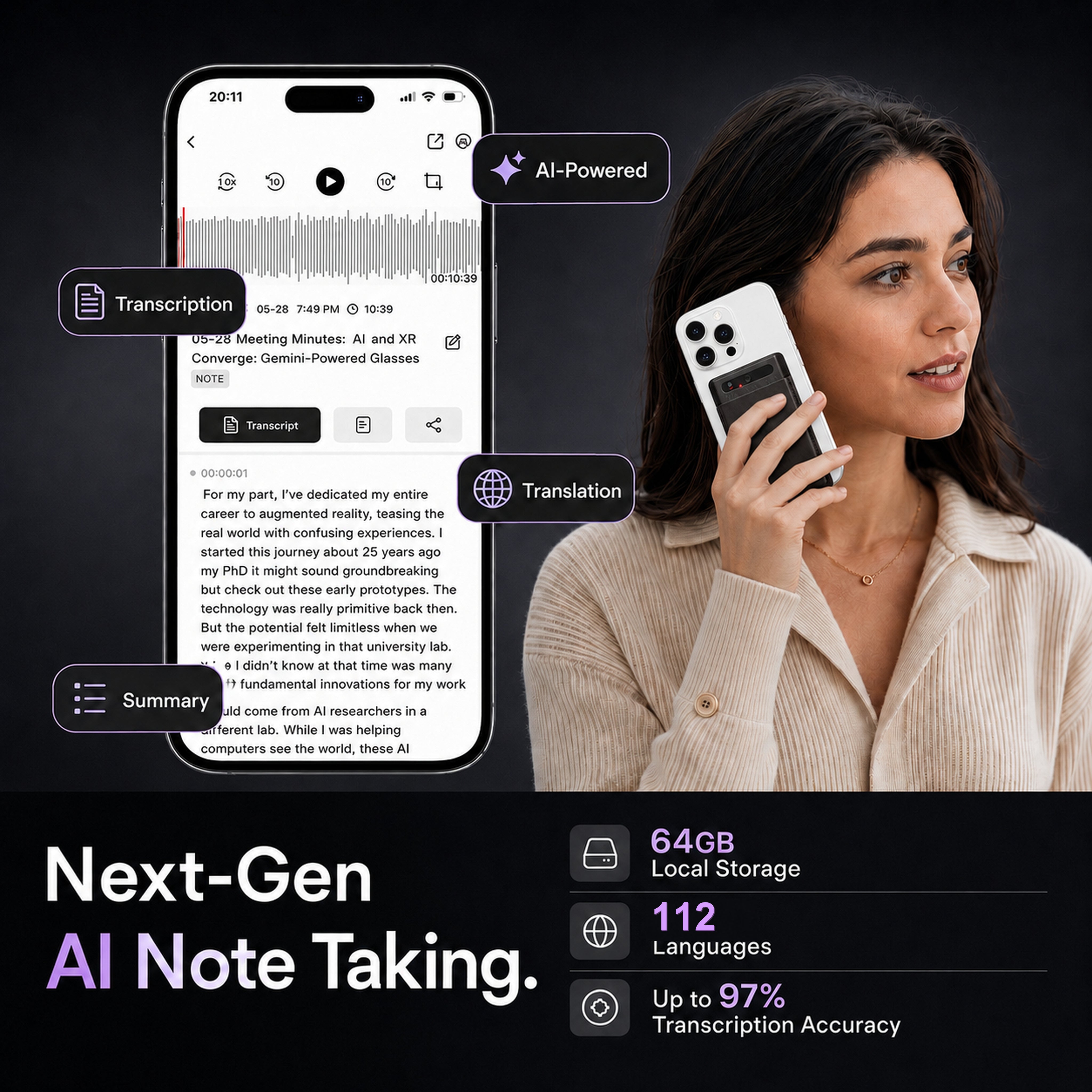 Vadro Note AI Voice Recorde