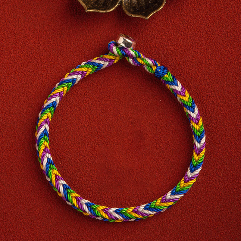 "May everything go your way" Lucky Multicolored Bracelet