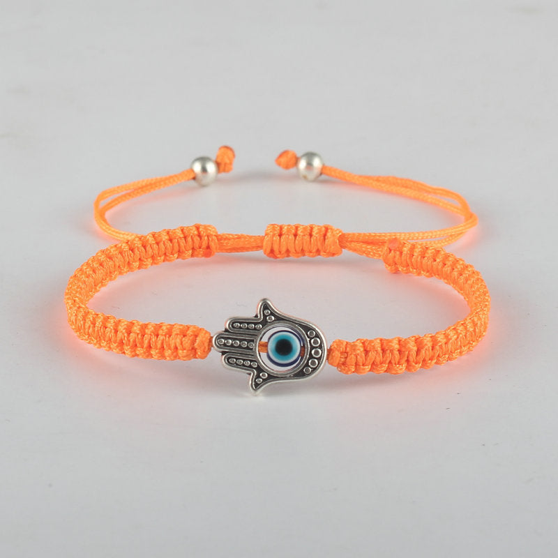 Handmade Hamsa Symbol Protection Luck String Bracelet