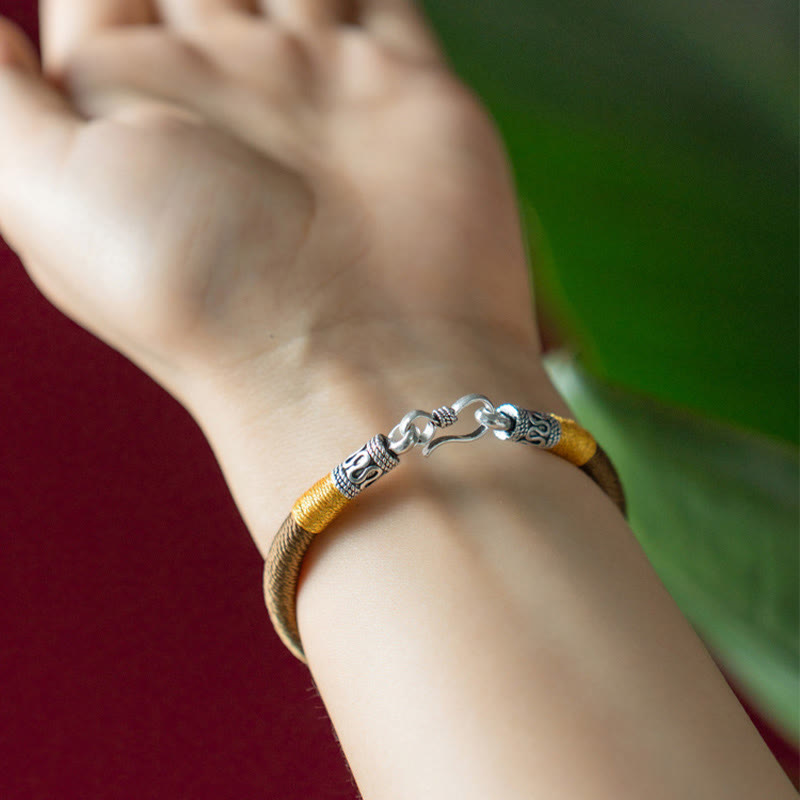 Handmade Tibetan Amulet King Kong Knot Luck Protection Braided Bracelet