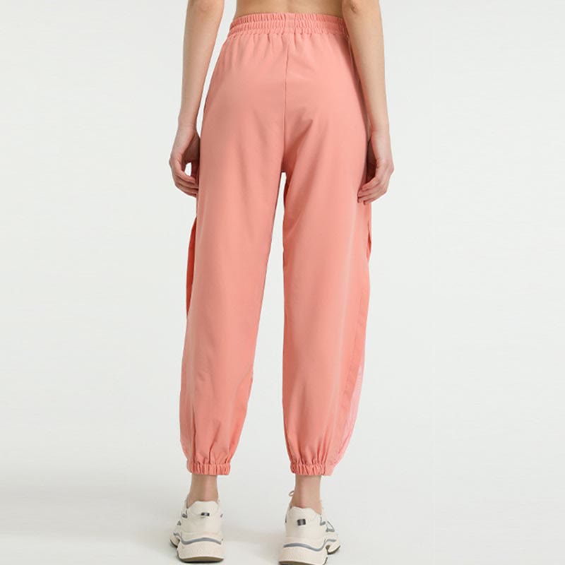 High Waist Loose Fitness Yoga Sports Track Pants With Pockets