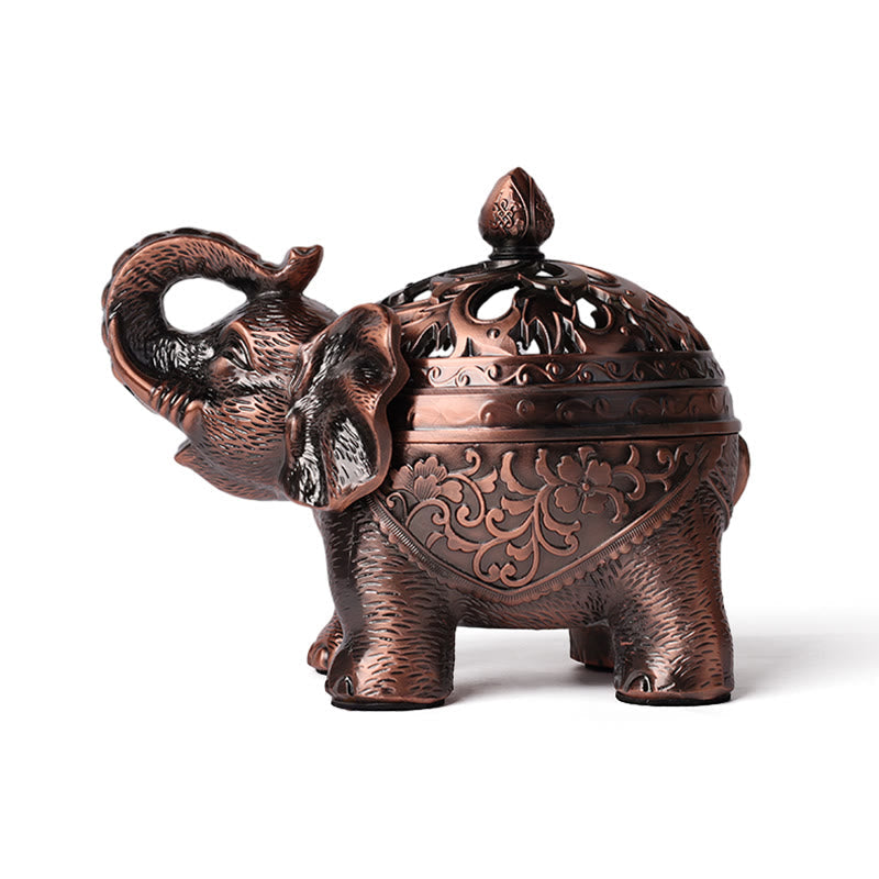 Elephant Alloy Incense Holder Home Decoration Incense Burner