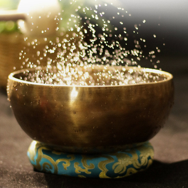 Tibetan Sound Bowl Handcrafted for and Meditation Positive Energy Singing Bowl Set