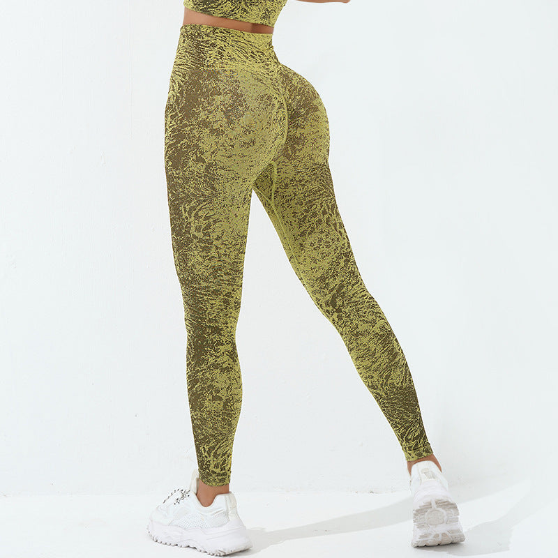 Seamless Fitness Crop Tank Top High Waist Leggings Pants Sports Gym Yoga Outfits