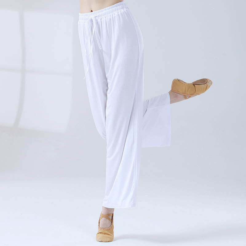 Loose Modal Drawstring Wide Leg Pants For Yoga Dance