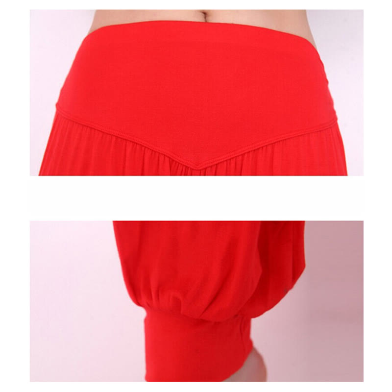 Solid Color Yoga Dance Long Harem Pants