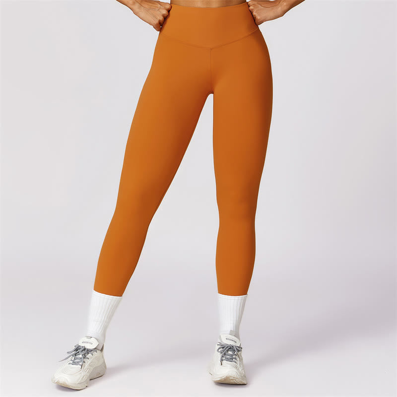 Women Short Sleeve T-Shirt Top High Waist Leggings Pants For Sports Yoga