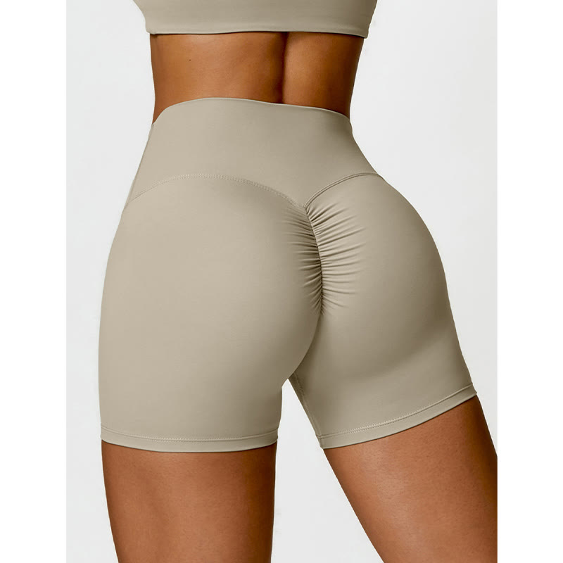 Gym Sports Yoga Backless Bra Crop Tank Top Shorts