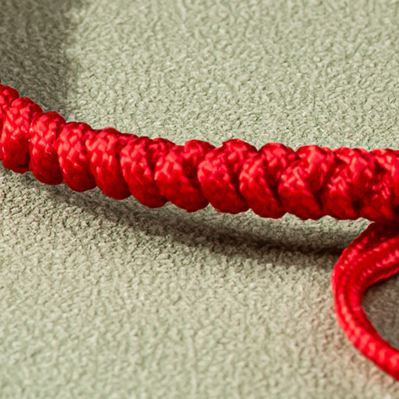 Jade Luck Abundance Red String Bracelet