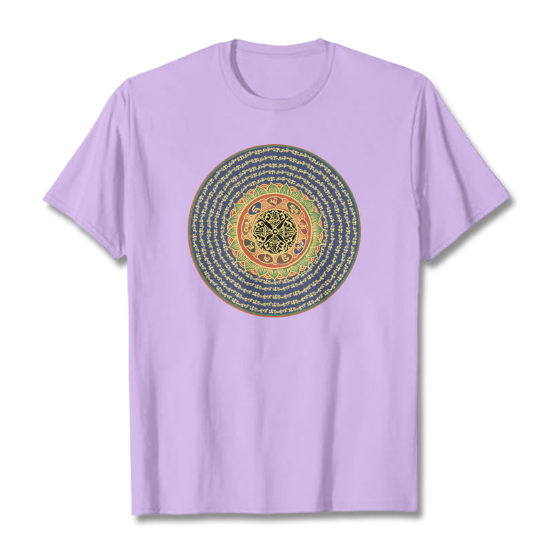 108 Om Mani Padme Hum Mantra Sanskrit Tee T-shirt