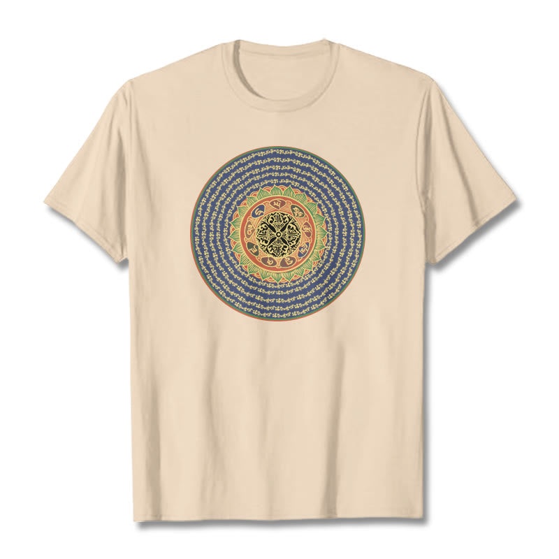 108 Om Mani Padme Hum Mantra Sanskrit Tee T-shirt