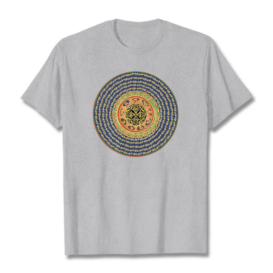 108 Om Mani Padme Hum Mantra Sanskrit Tee T-shirt