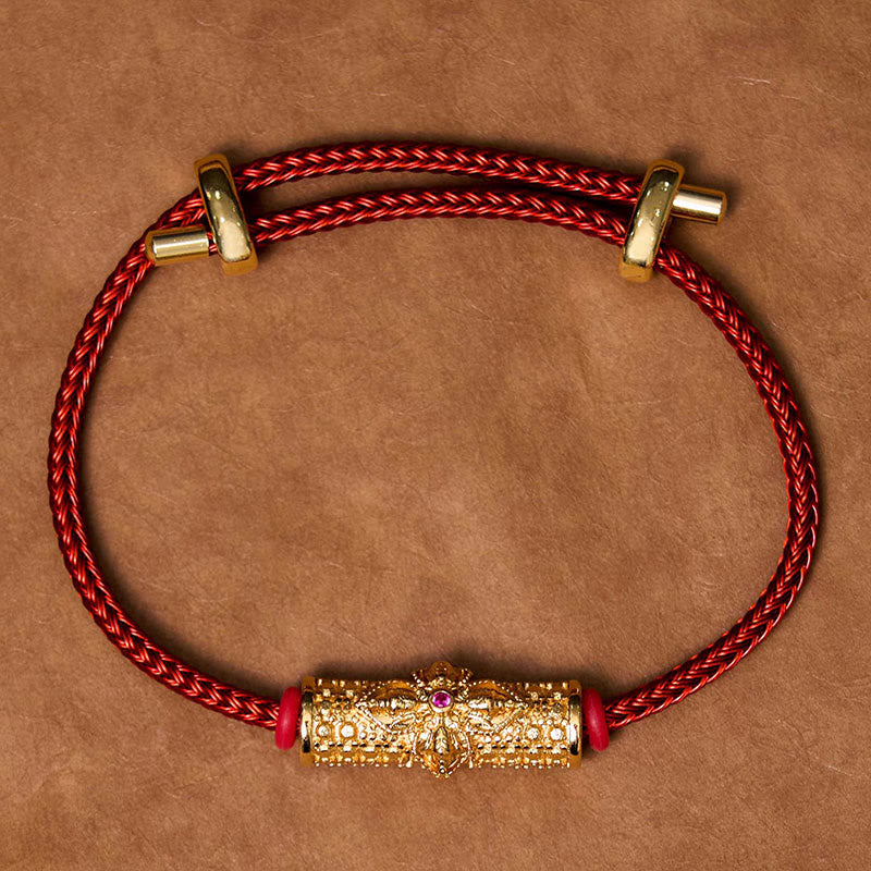 Copper Luck Red String Bracelet