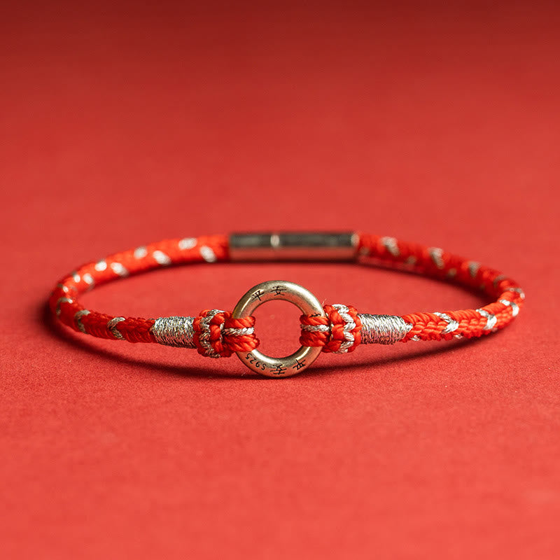 Red String 925 Sterling Silver Safe Luck Bracelet
