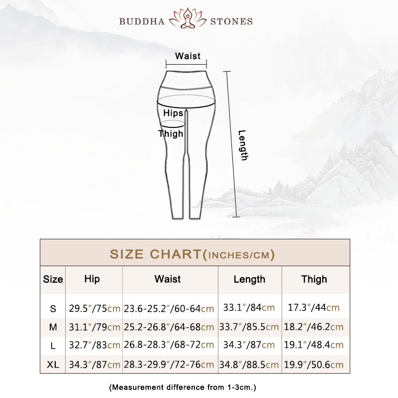 Lines Weeds Sakura Flowers Black Tree Print Pants Sports Fitness Yoga Leggings Women's Yoga Pants