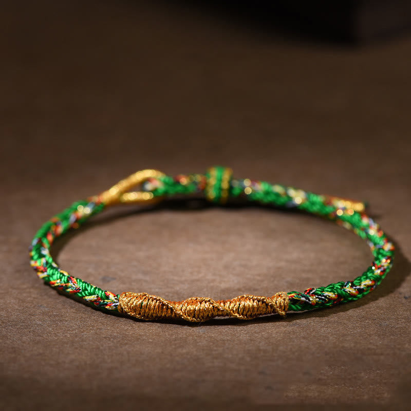 Handmade Chinese Zodiac Luck Strength Braided Rope Bracelet