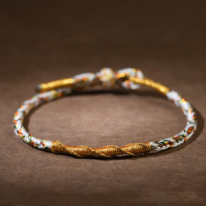 Handmade Chinese Zodiac Luck Strength Braided Rope Bracelet