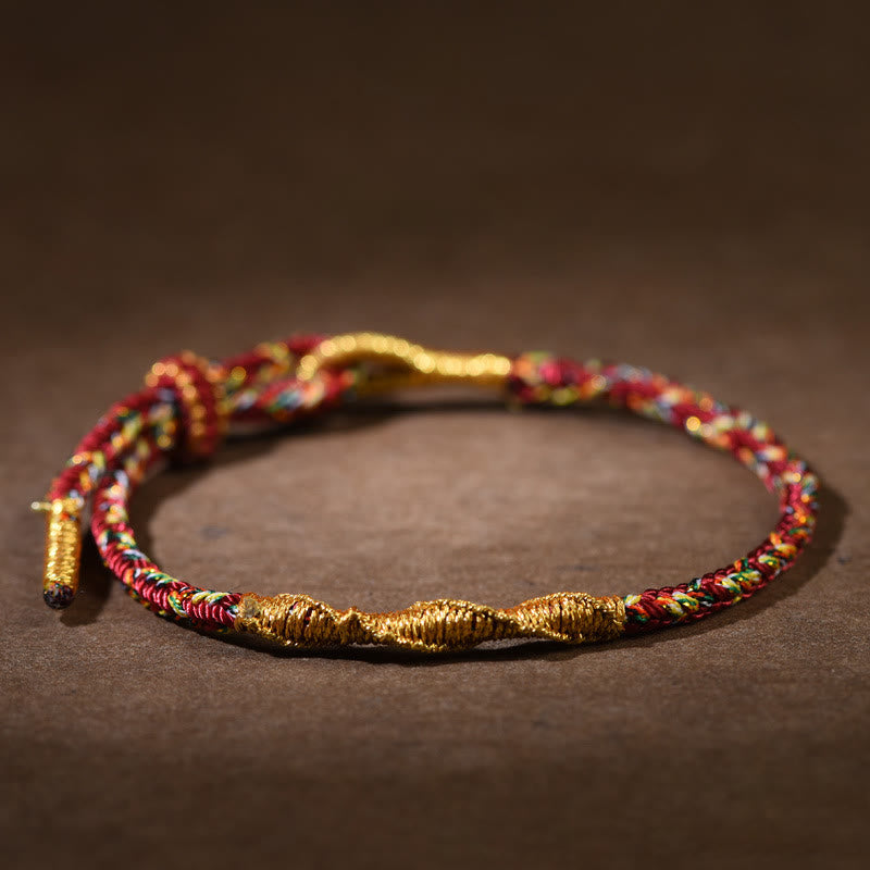 Handmade Chinese Zodiac Luck Strength Braided Rope Bracelet