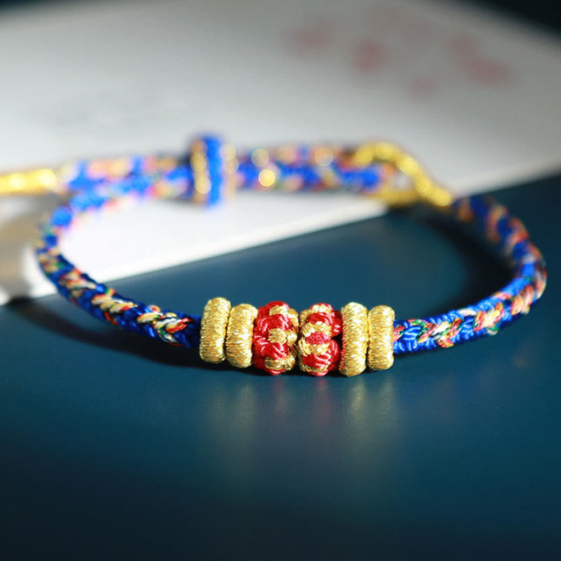 Chinese Zodiac Colorful Strings Luck Bracelet