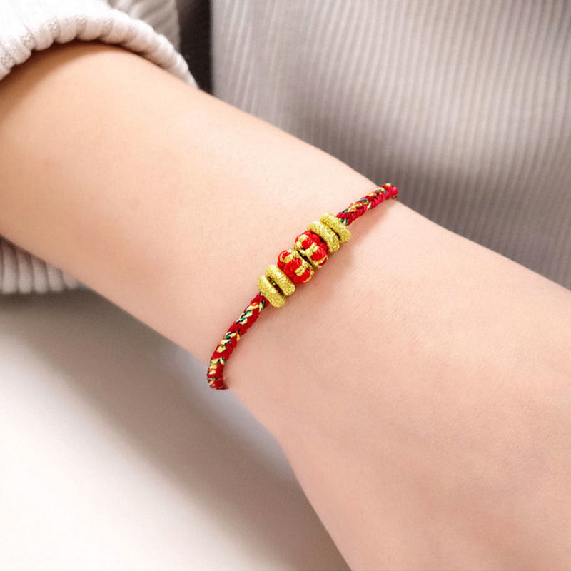 Chinese Zodiac Colorful Strings Luck Bracelet