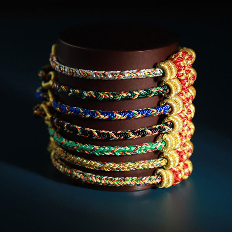 Chinese Zodiac Colorful Strings Luck Bracelet