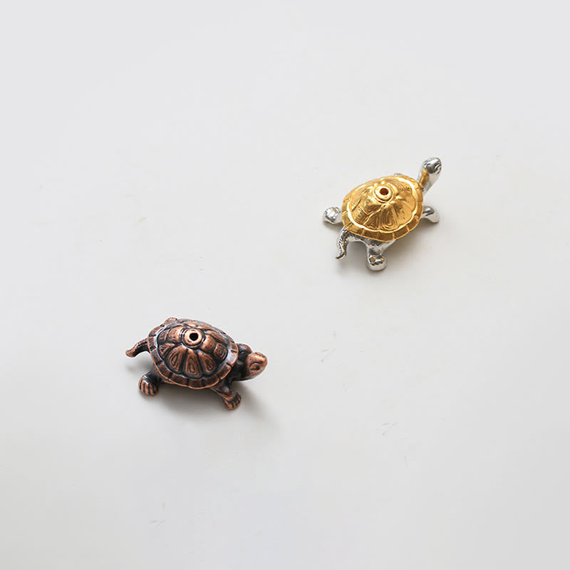 Alloy Turtle Snail Incense Burner Desk Decoration