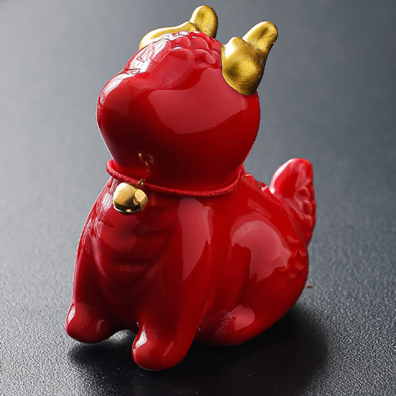 Dragon Bell Ceramic Incense Burner Desk Decoration