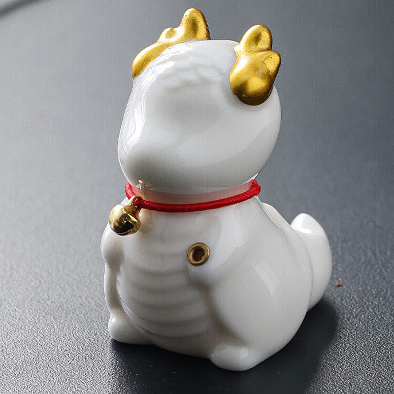 Dragon Bell Ceramic Incense Burner Desk Decoration