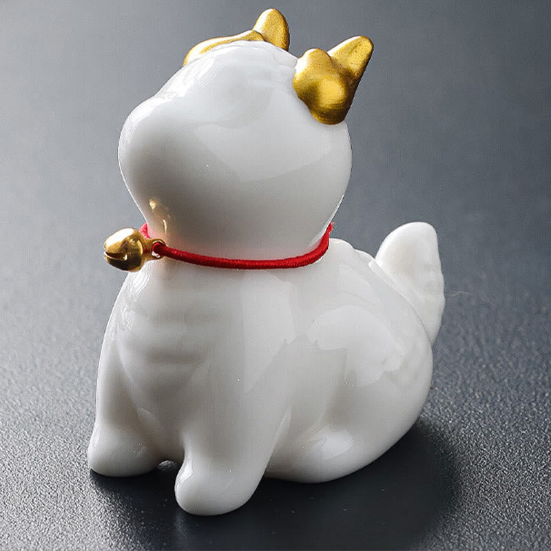 Dragon Bell Ceramic Incense Burner Desk Decoration
