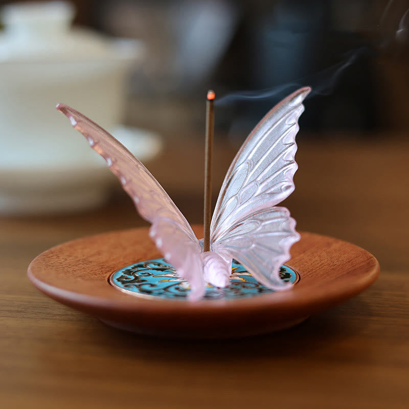 Butterfly Incense Burner Desk Decoration