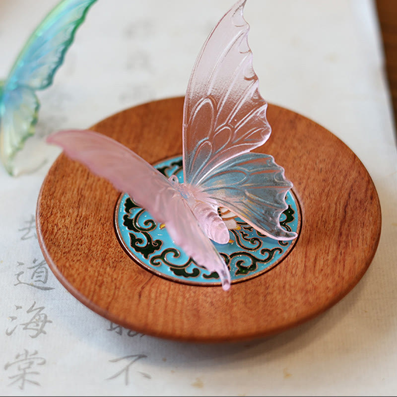 Butterfly Incense Burner Desk Decoration