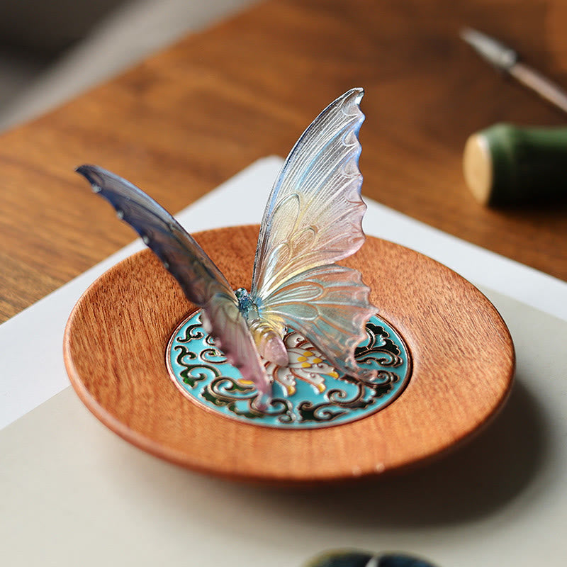 Butterfly Incense Burner Desk Decoration