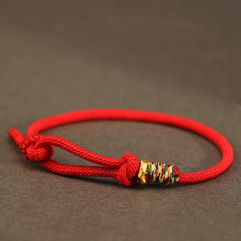 Red String 925 Sterling Silver 999 Sterling Silver Coin Luck Bracelet