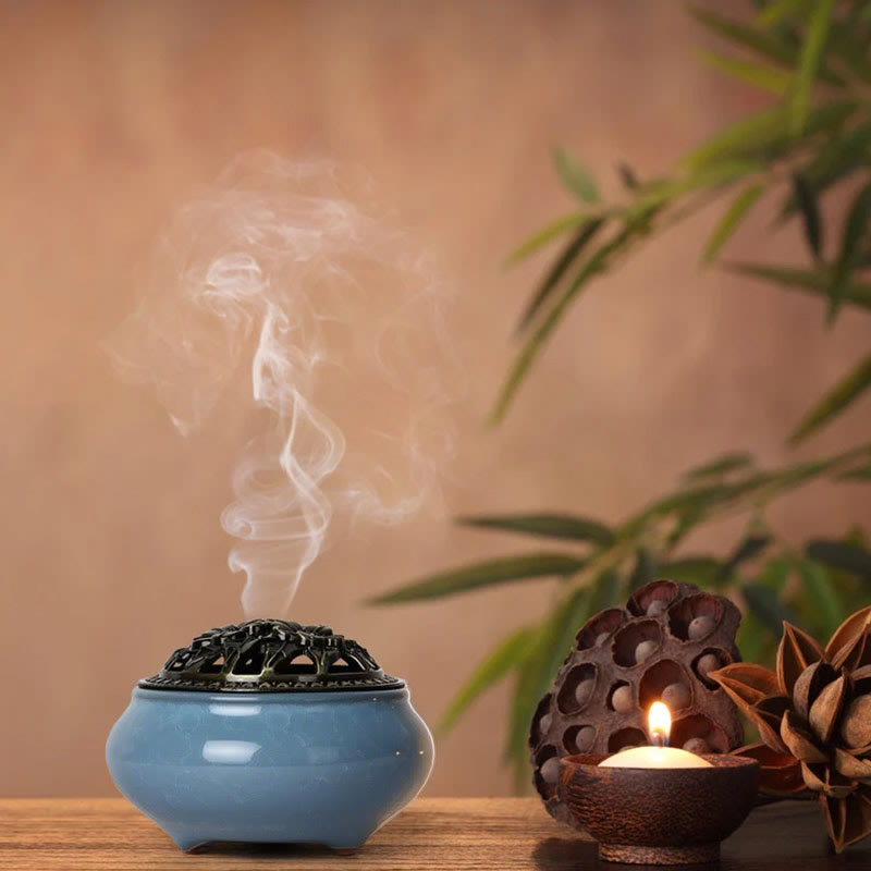 Colorful Ceramic Incense Burner