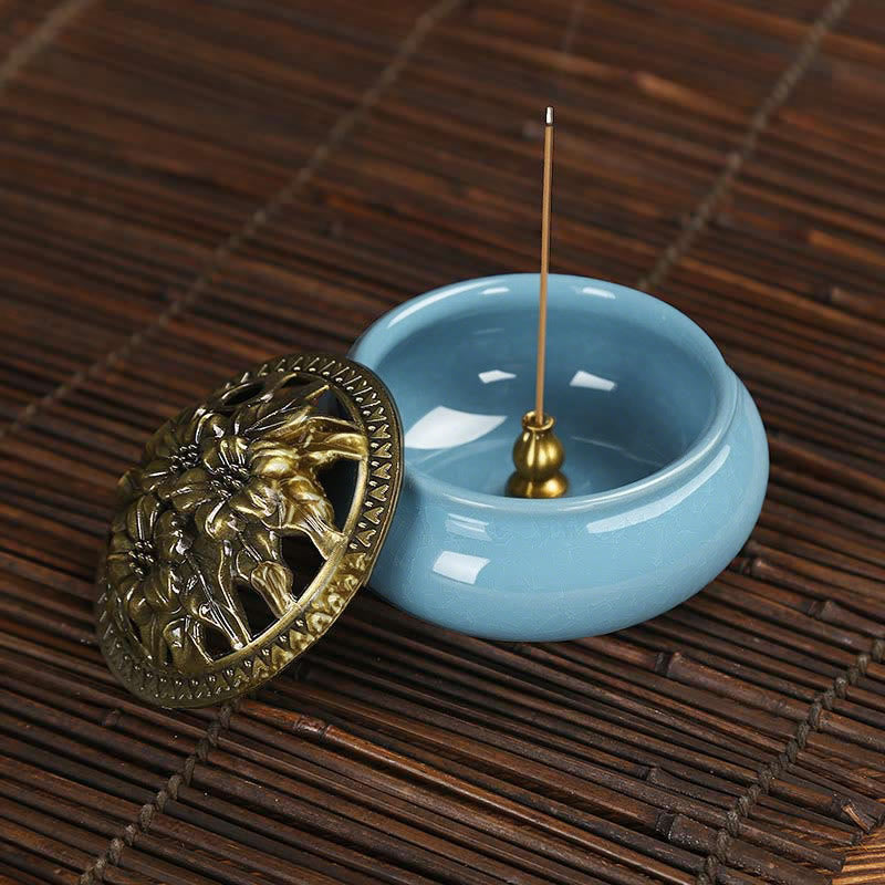 Colorful Ceramic Incense Burner