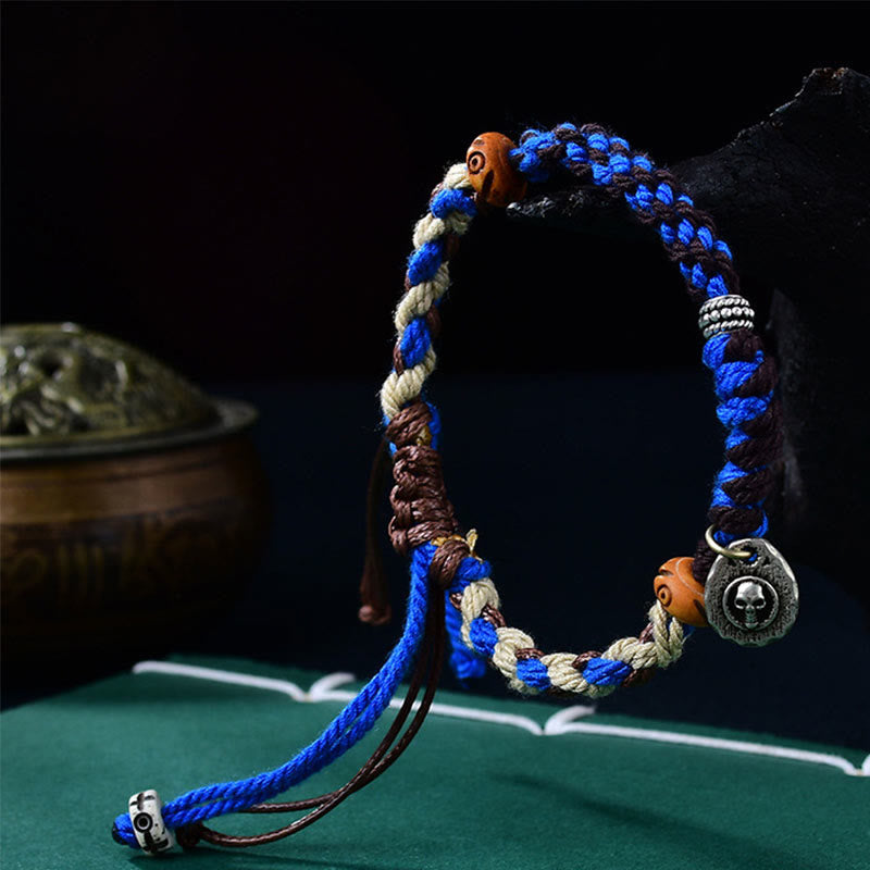 Tibetan Hand-woven Garuda String Luck Bracelet