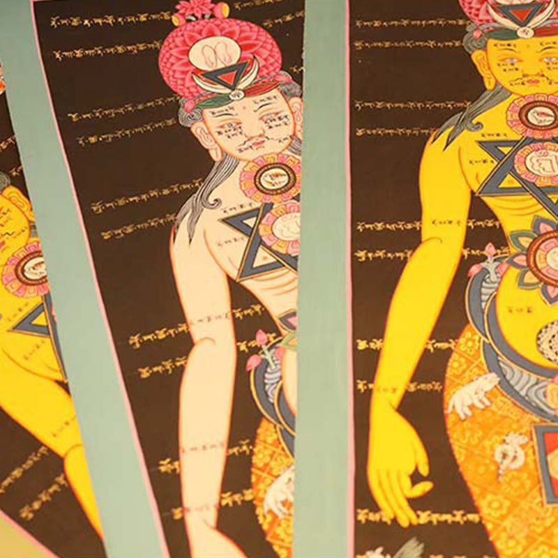 Tibetan Thangka Painting Handmade Decoration(Random Style)