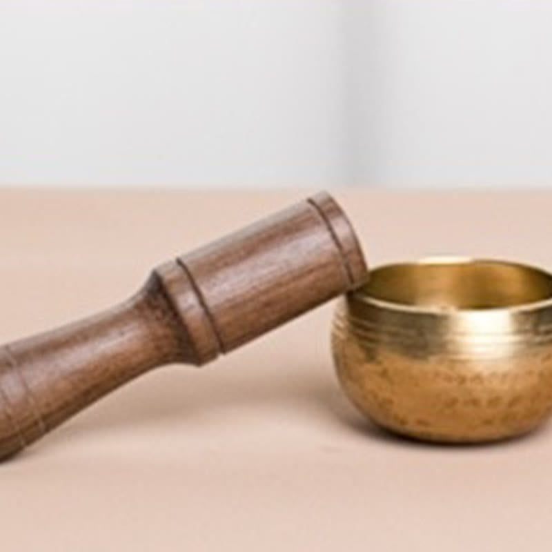 Handmade Mini Small Singing Bowl for and Meditation Sound Bowl Set 1.57*0.98 IN