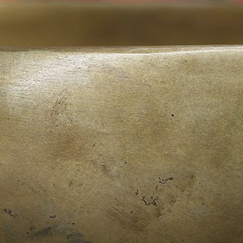 Handmade Nepal Golden Singing Bowl Simple Design for and Meditation Sound Bowl Set