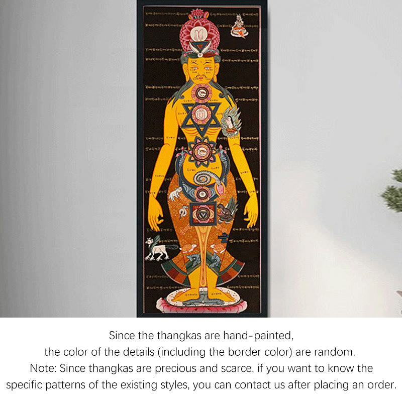 Tibetan Thangka Painting Handmade Decoration(Random Style)