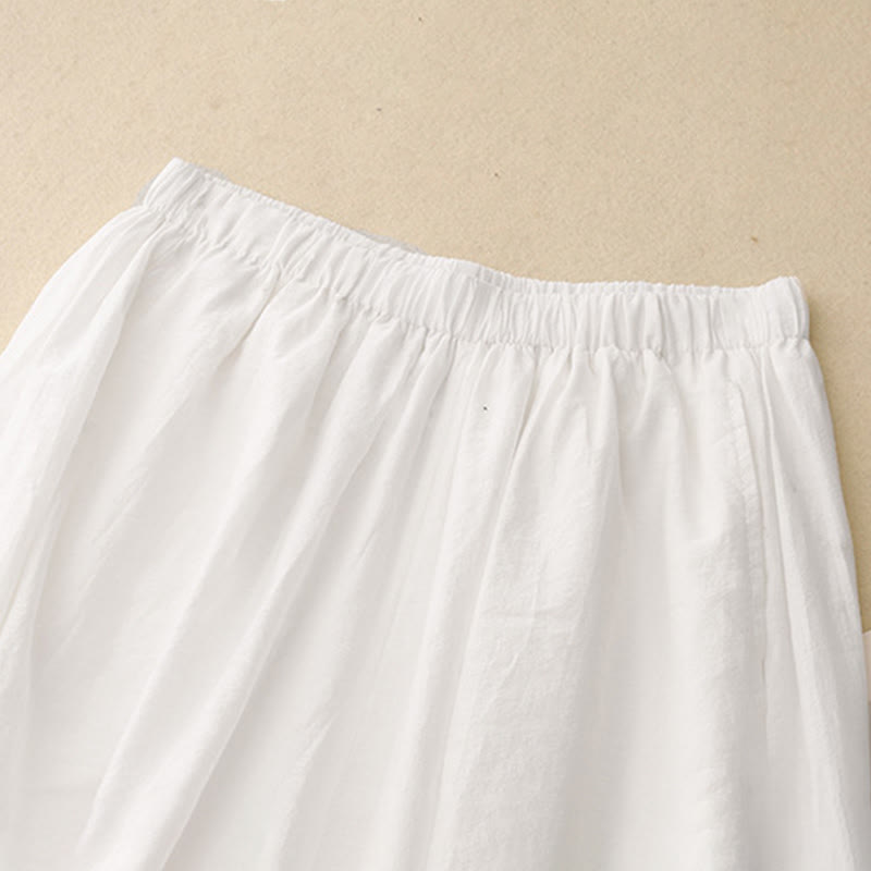 Casual Simple Design Women's Harem Pants With Pockets