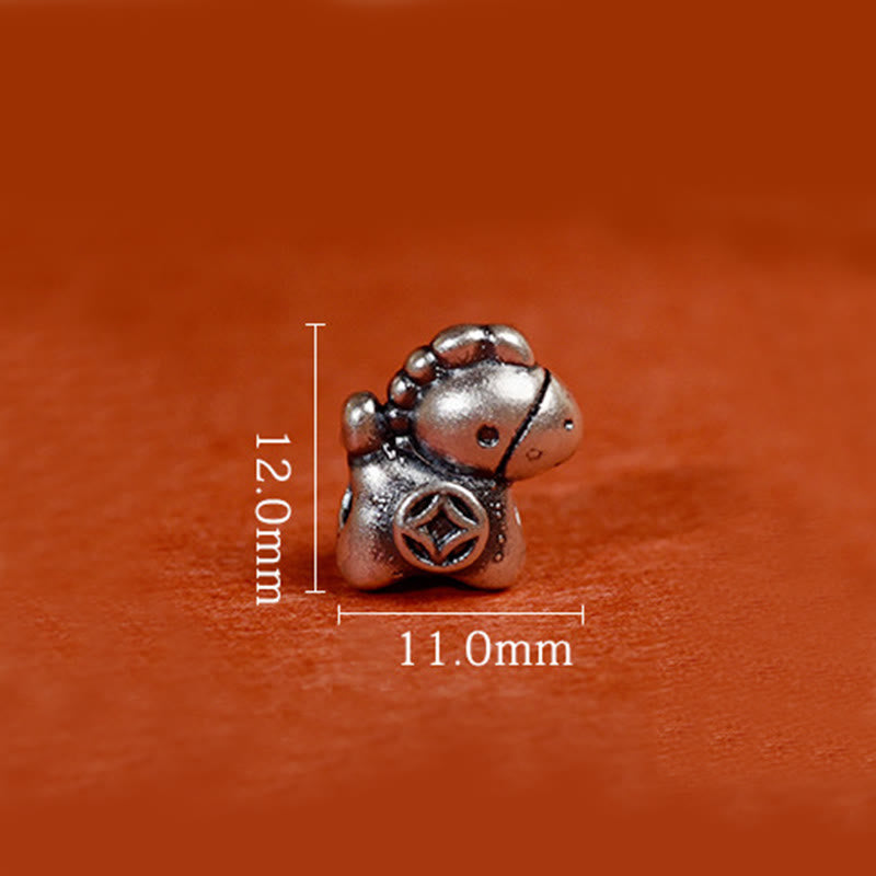999 Sterling Silver Year Of The Horse 925 Sterling Silver Bell String Luck Child Adult Bracelet Anklet