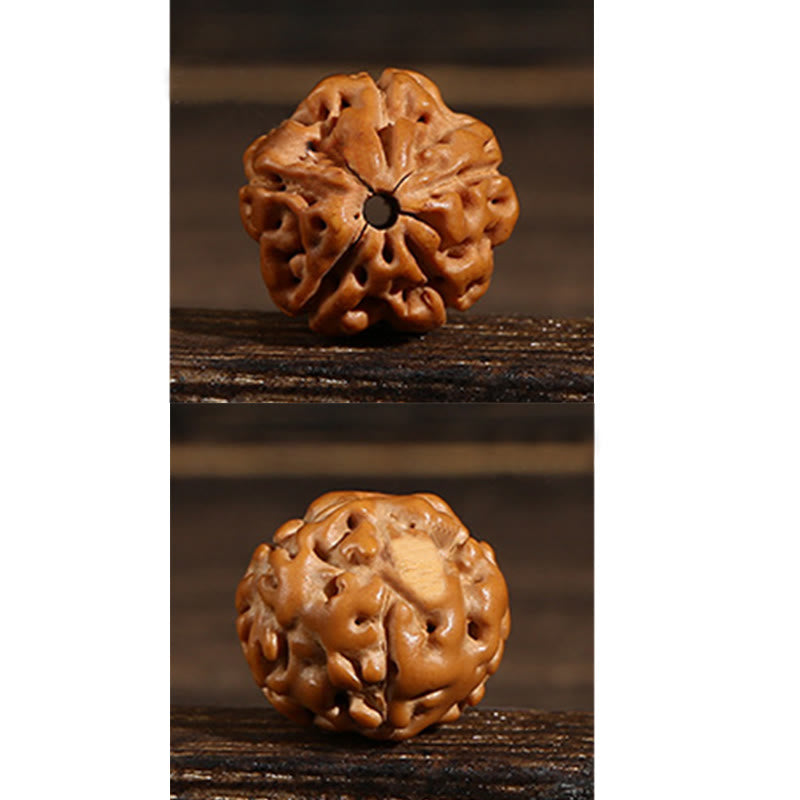 Tibetan 108 Beads Bodhi Seed Three-eyed Dzi Bead Auspiciousness Mala