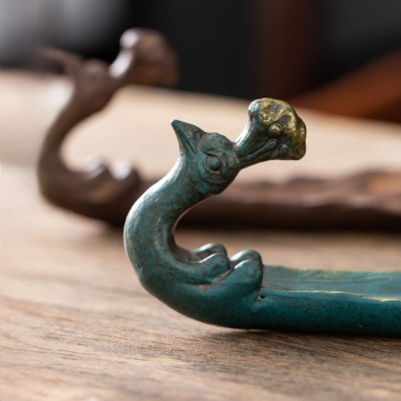 Peacock Shape Fortune Home Decoration Incense Burner