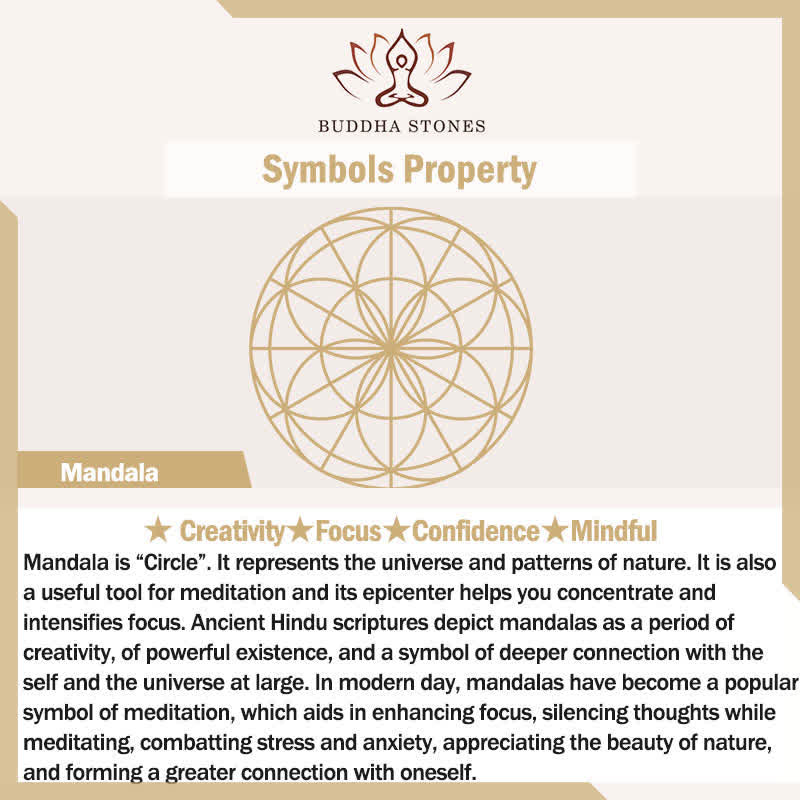 Mandala Braided Rope Confidence Bracelet